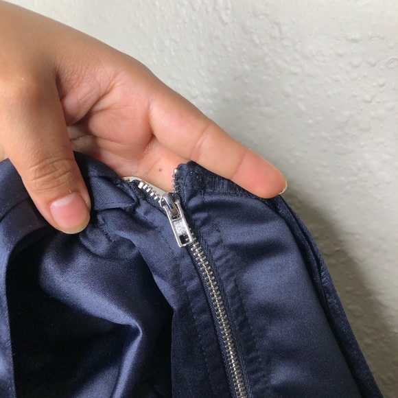 True Violet One Shoulder Crop Top w/ Frill Overlay - Picture 6 of 6